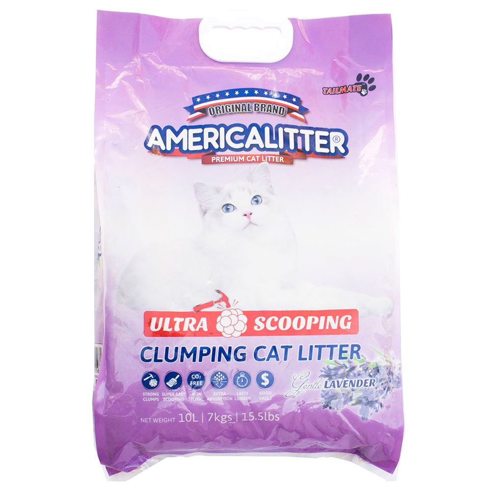 America Litter - Cat Litter Ultrascooping - Lavender - 10L