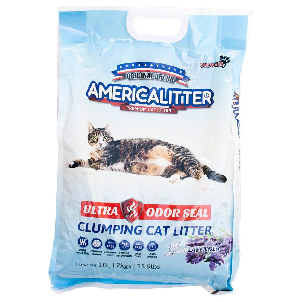 America Litter - Cat Litter Ultraodor Seal - Lavender - 10L