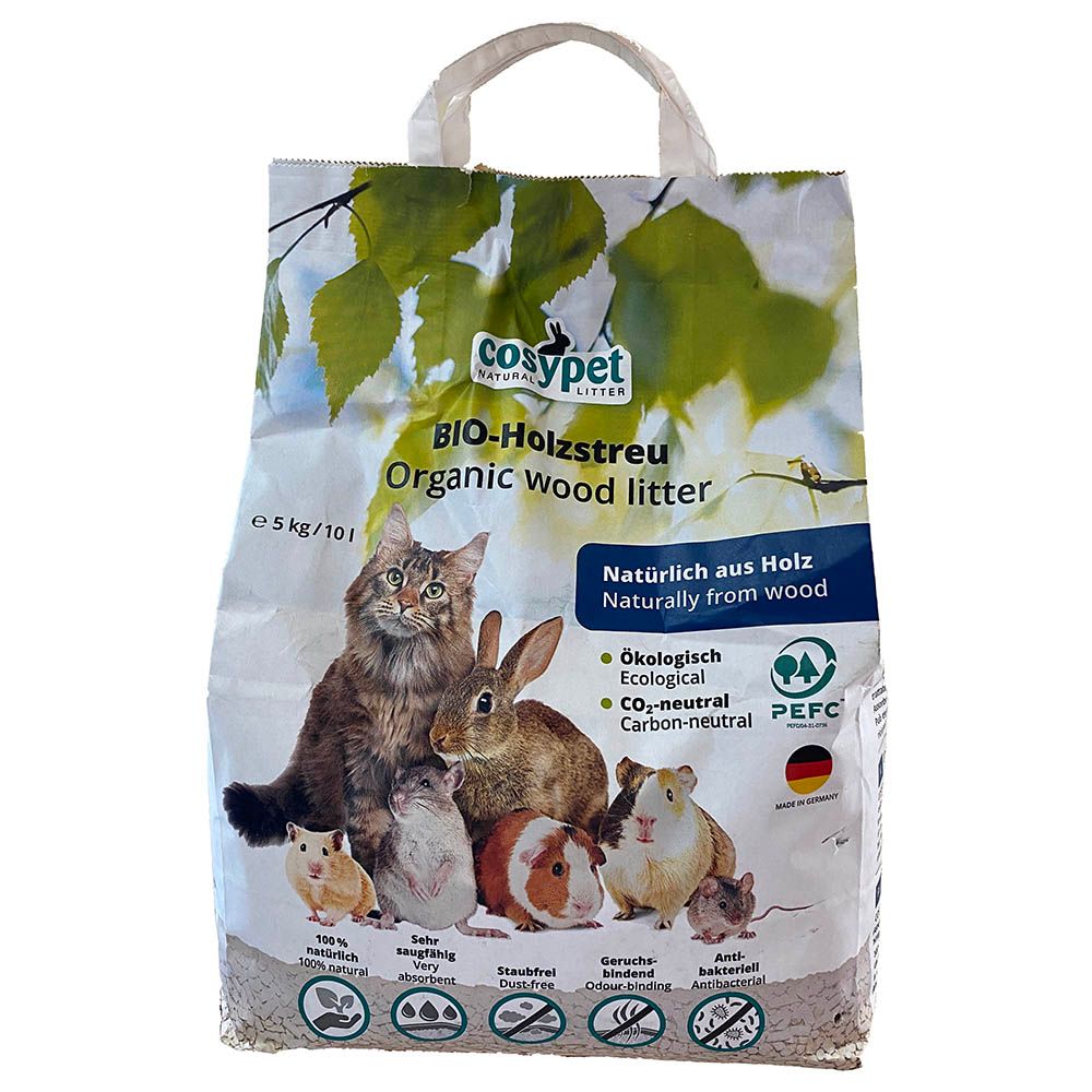 Cosypet - Natural Bio-Organic Wood Litter 5Kg / 10L