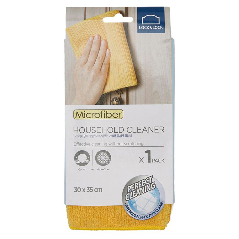 LOCK&LOCK - Microfiberhousehold Cleaner - Yellow