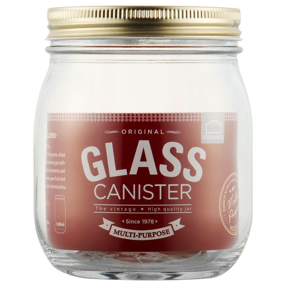 Lock&Lock - Glass Canister - Round 750ml