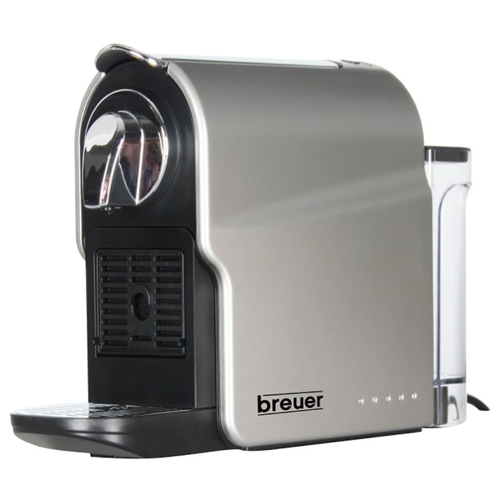 Breuer - Nespresso Capsule Compatible Coffee Machine - Silver