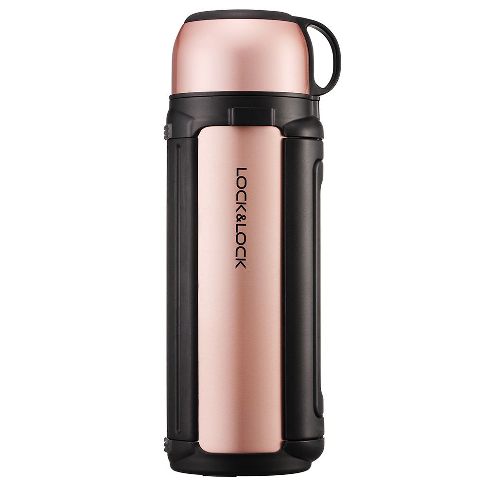 LOCK&LOCK - Giant Hot Tank Water Bottle 1500ml - Pink Gold