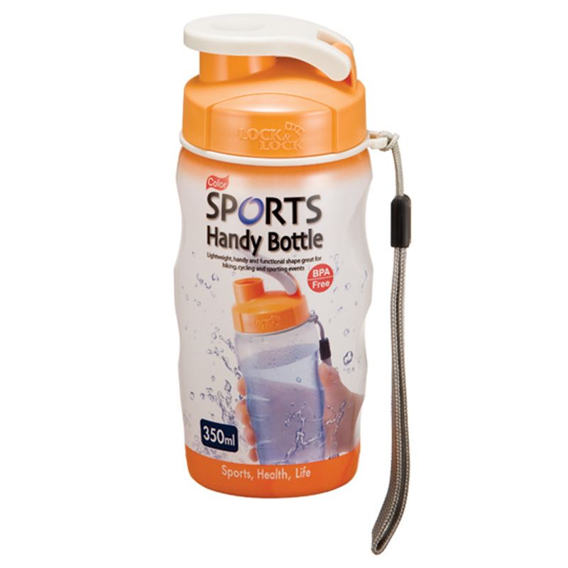 LOCK&LOCK - Sports Handy Bottle 350ml - Orange