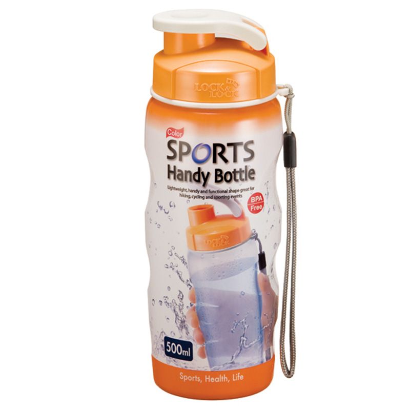 LOCK&LOCK - Sports Handy Bottle 500ml - Orange