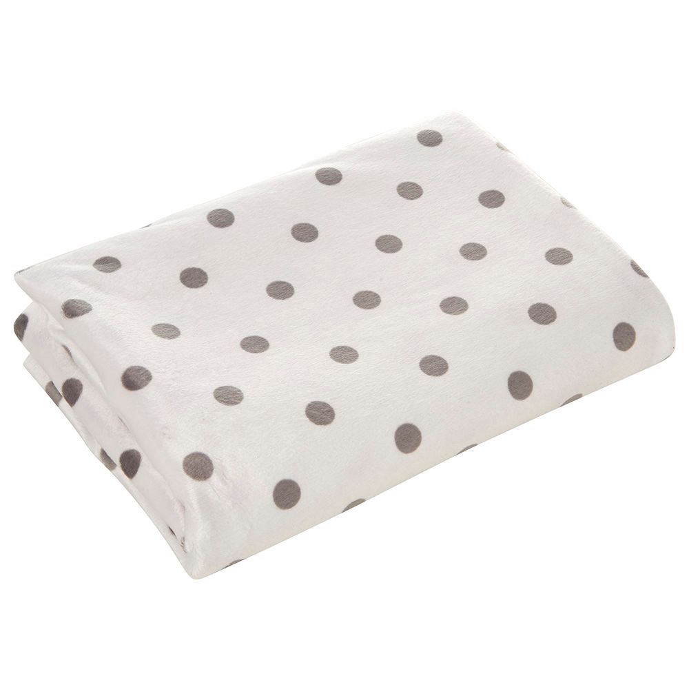 Baby Elegance - Spot Blanket - Grey/White (Exclusive)