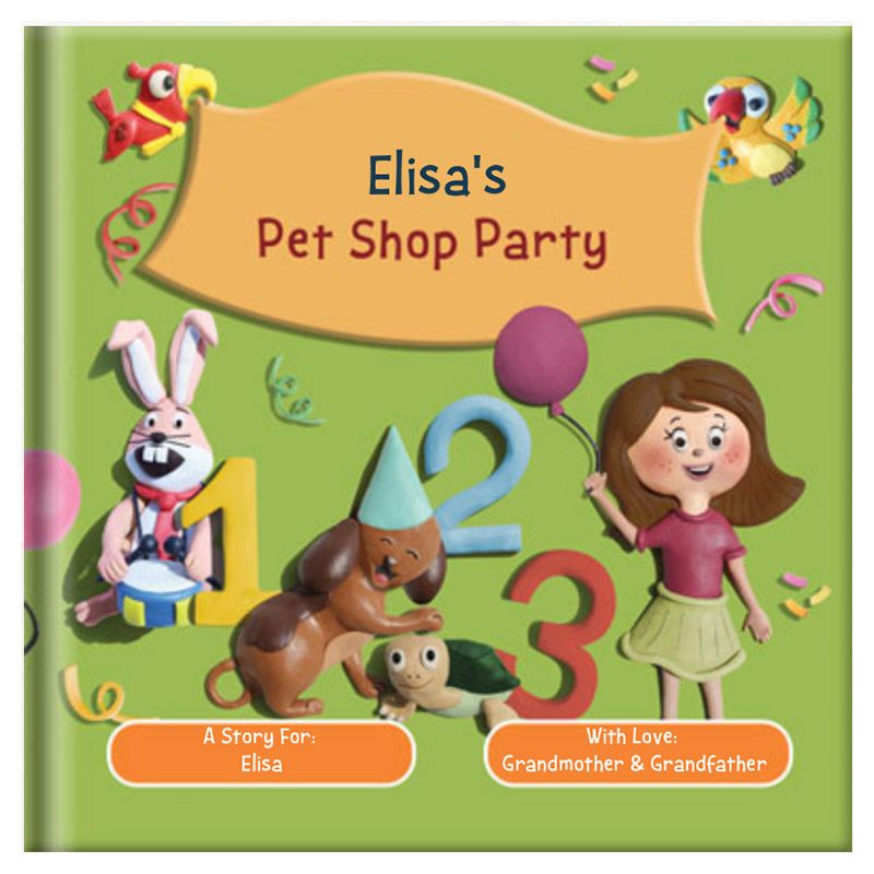 Pet Shop Party - Girl (Personalized Book)