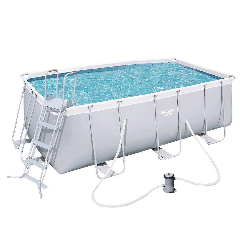 Bestway - Power Steel Rectangular Pool Set 412x201x122cm