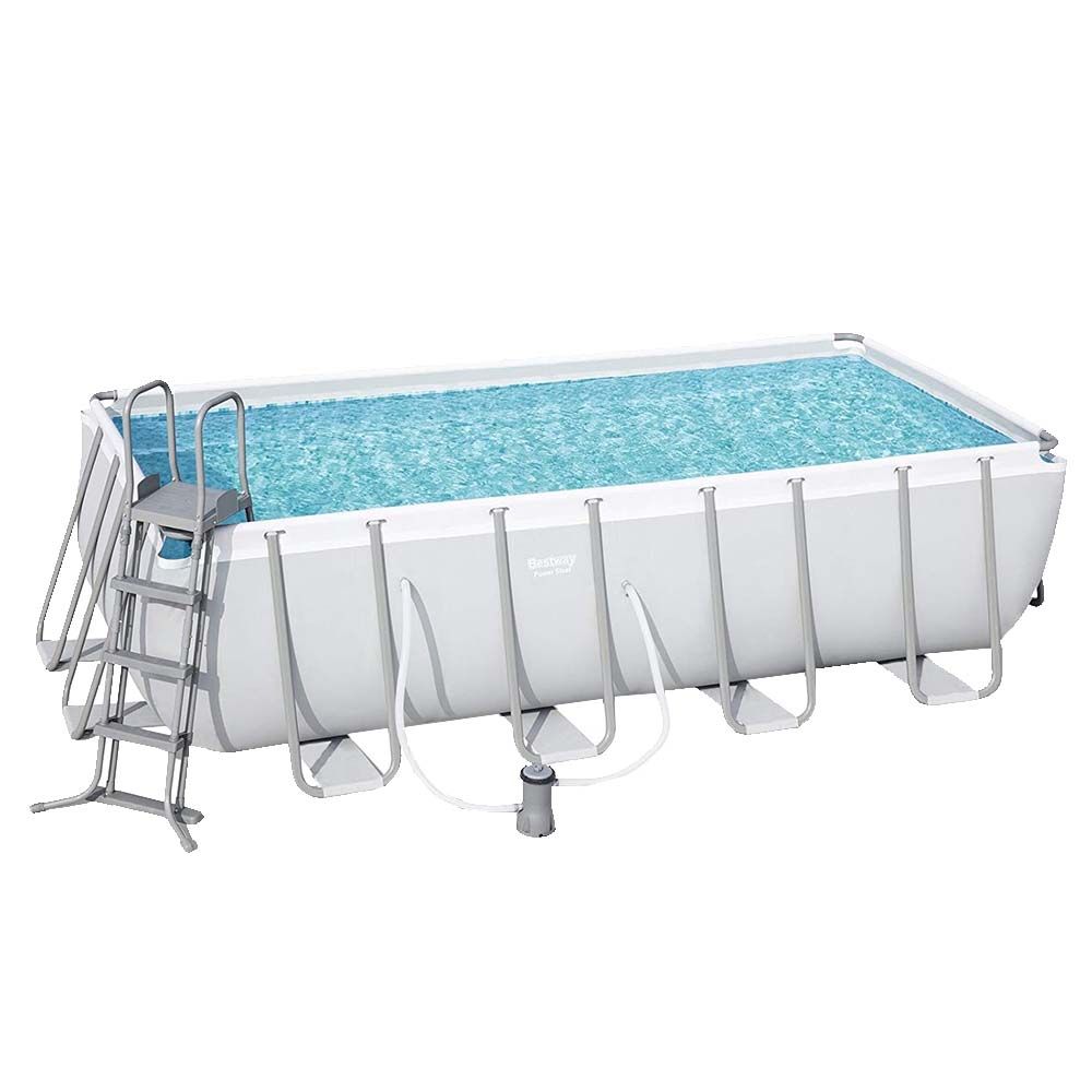 Bestway - Power Steel Rectangular Pool Set 488x244x122