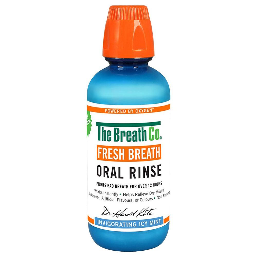 The Breath Co - Fresh Breath Oral Rinse - Icy Mint