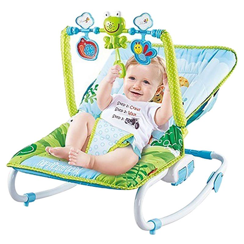 Happicute Baby - Baby Music Rocking Chair - Blue