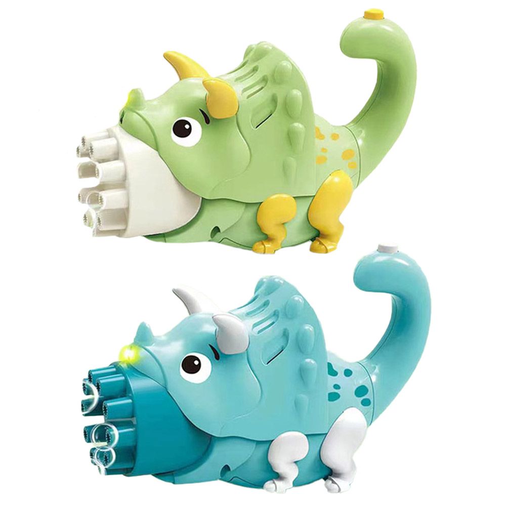 Stem - Triceratops Bubble Gun - Color May Vary