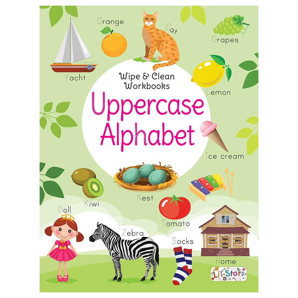 كتاب Wipe Clean Workbook Uppercase Alphabets