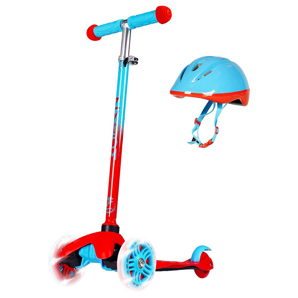 Madd Gear - Zycom Zipper Plus Scooter Luw W/Helmet - Red/Blue