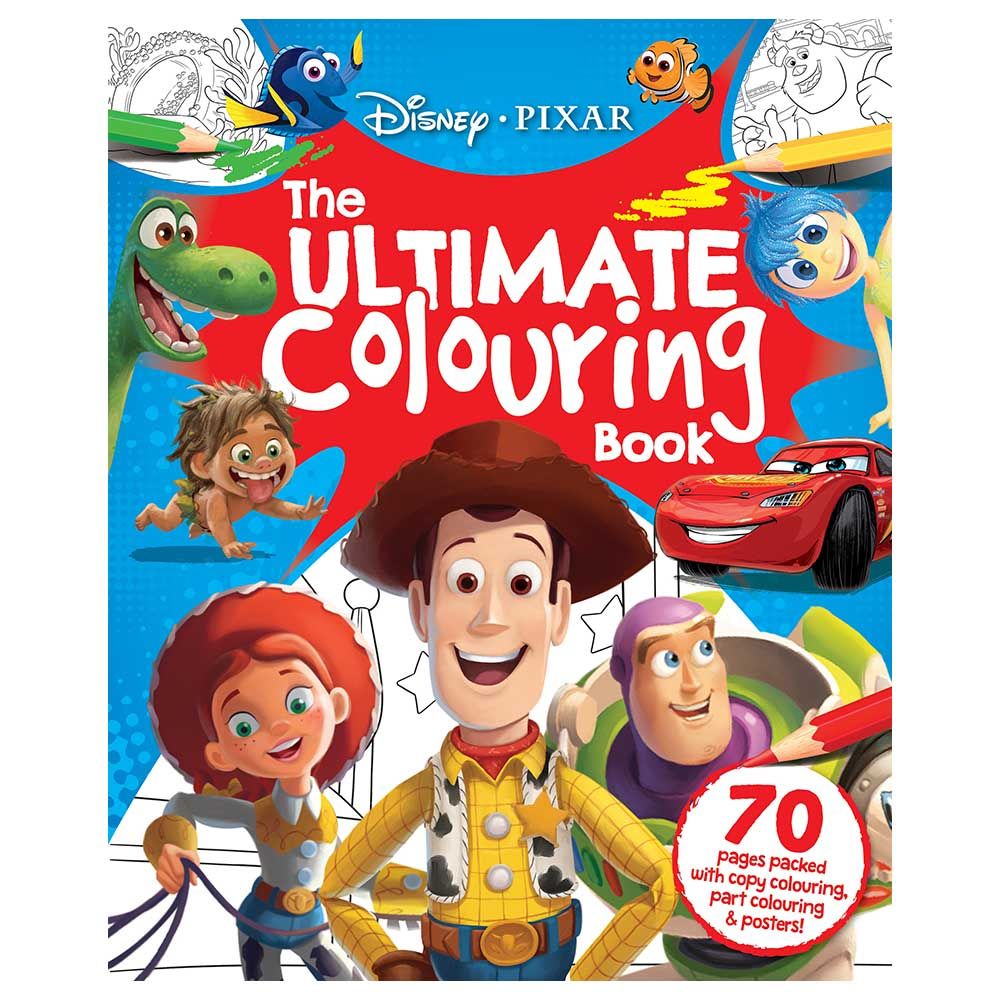 كتاب تلوين Disney Pixar Mixed: The Ultimate Colouring Book