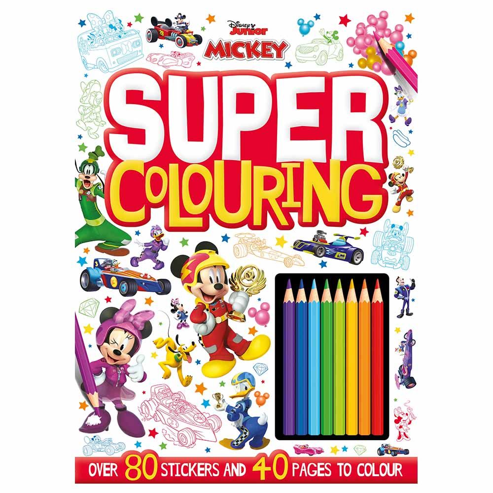 Disney Junior Mickey & The Roadster Racers: Super Colouring Book