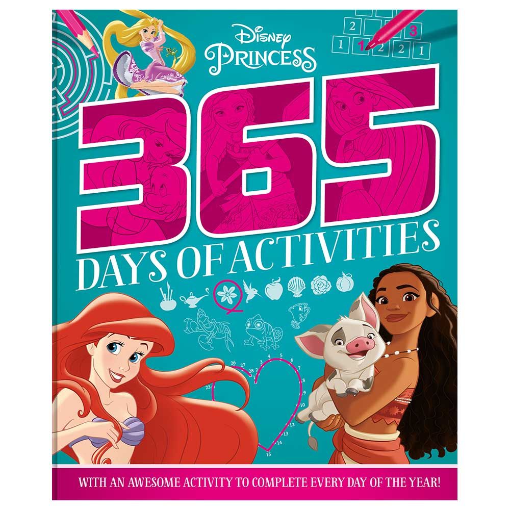 Disney Princess 365 Puzzles & Activities Book