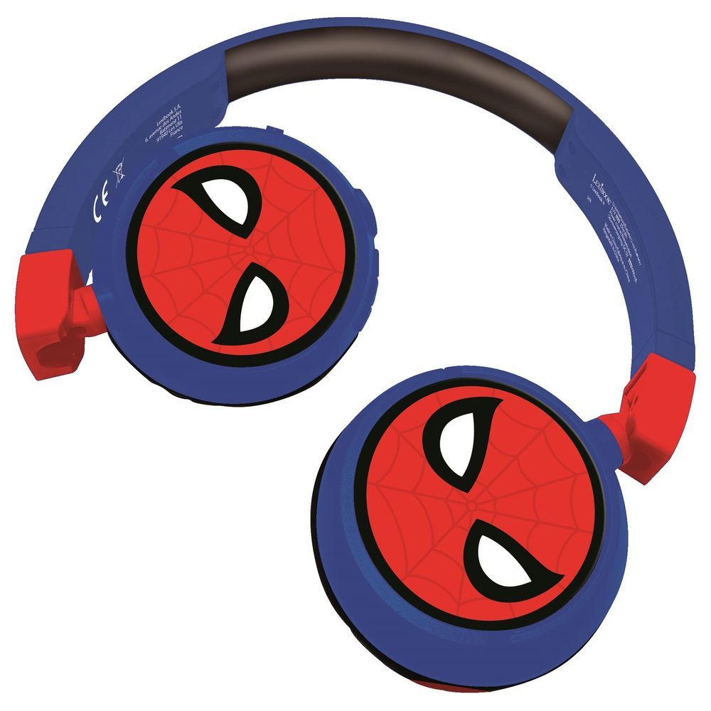 Lexibook - Spider-Man Bluetooth & Wired Headphone For Kids?Foldable & Adjustable