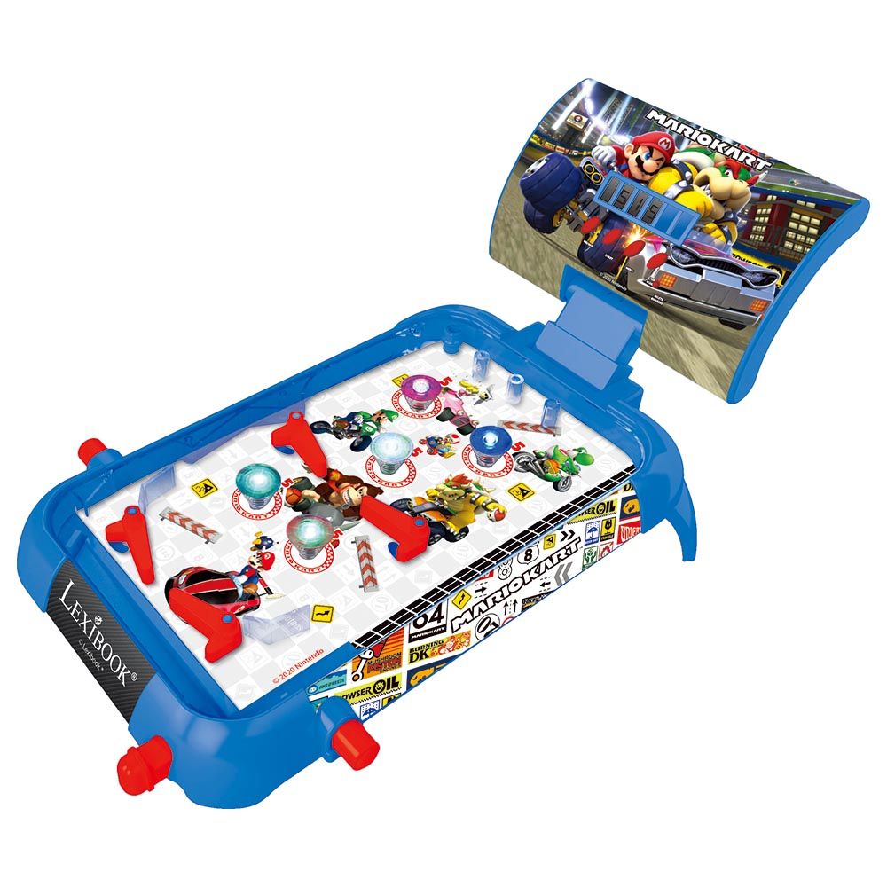 Lexibook - Mario Kart Electronic Pinball w/ Lights & Sounds