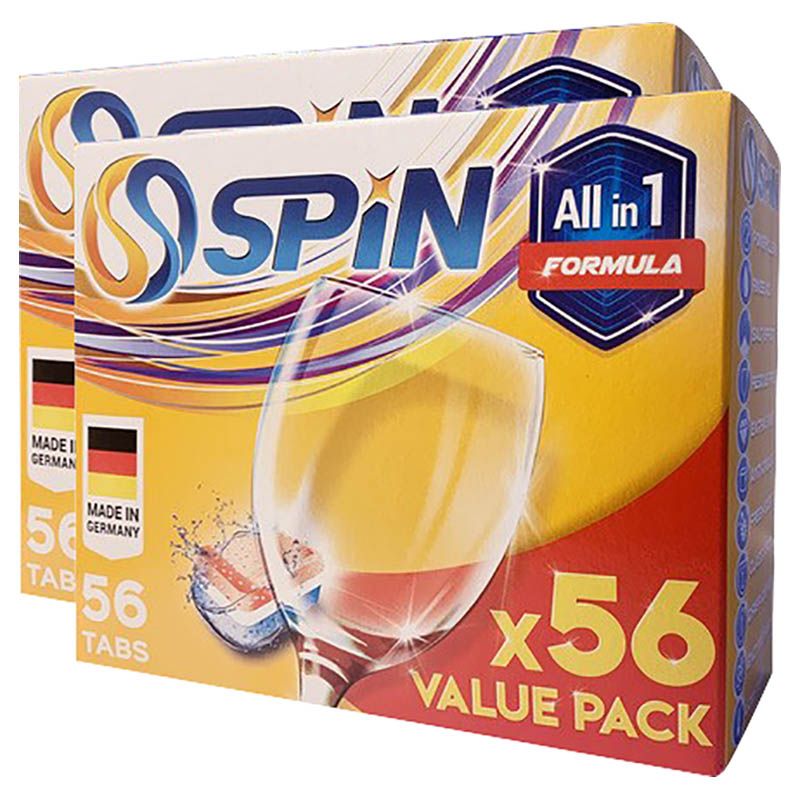 Spin - All-in-1 Dishwasher Detergent Tablets 112 Tabs