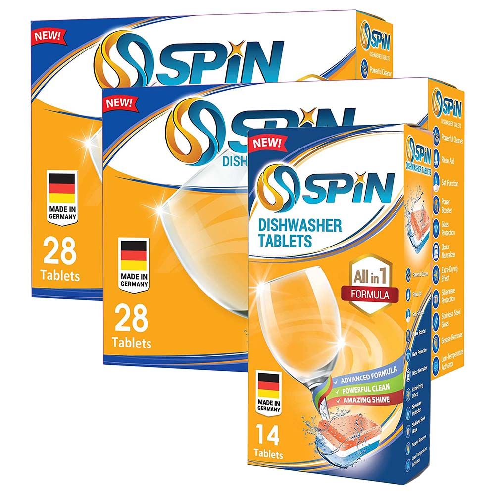 Spin - Super Saver Dishwasher Detergent Tablets 70pcs