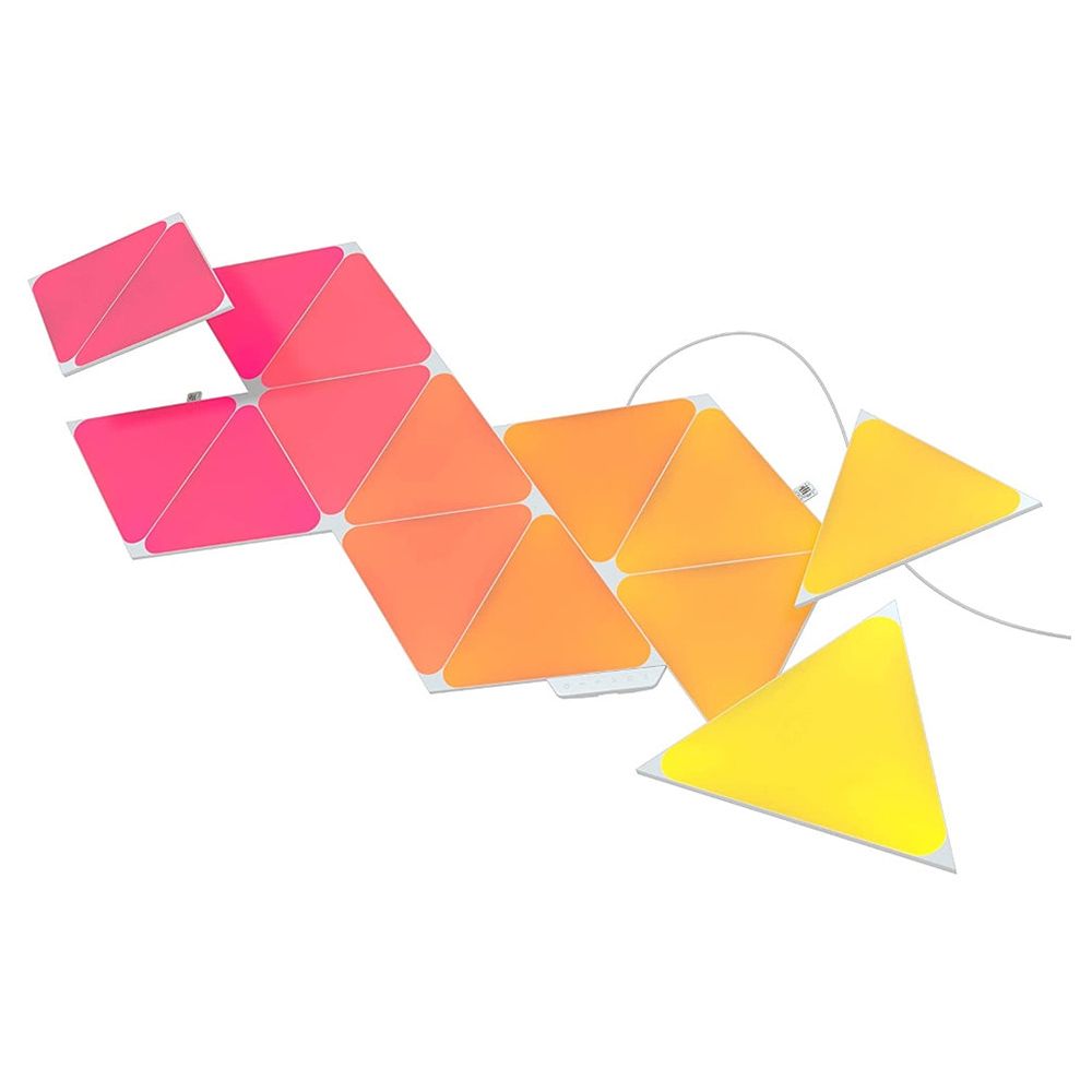 Nanoleaf - Shapes Triangles Starter Kit - Pack of 15 - White