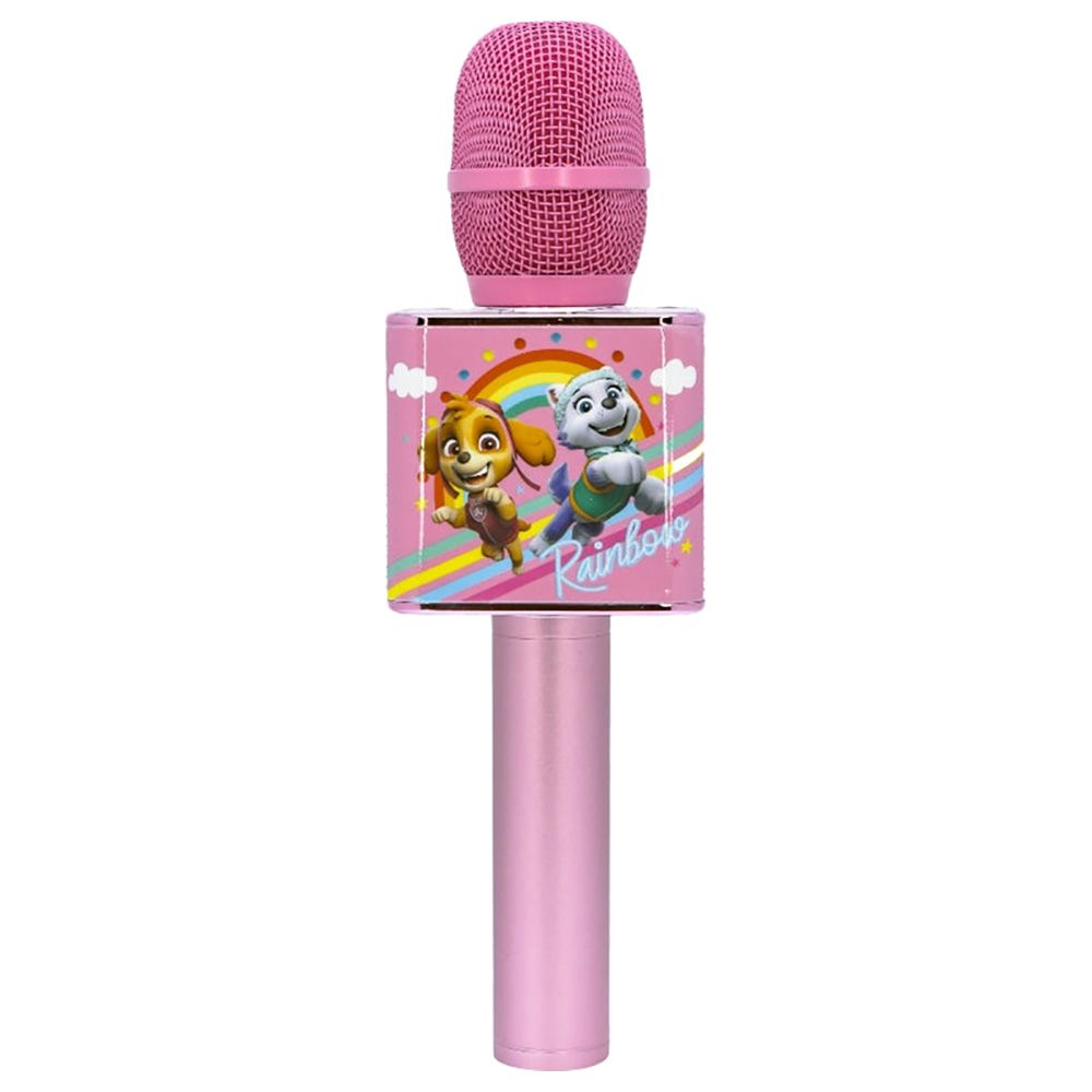 OTL Technologies - Paw Patrol Sky Karaoke Microphone w/ Bluetooth Speaker - Pink