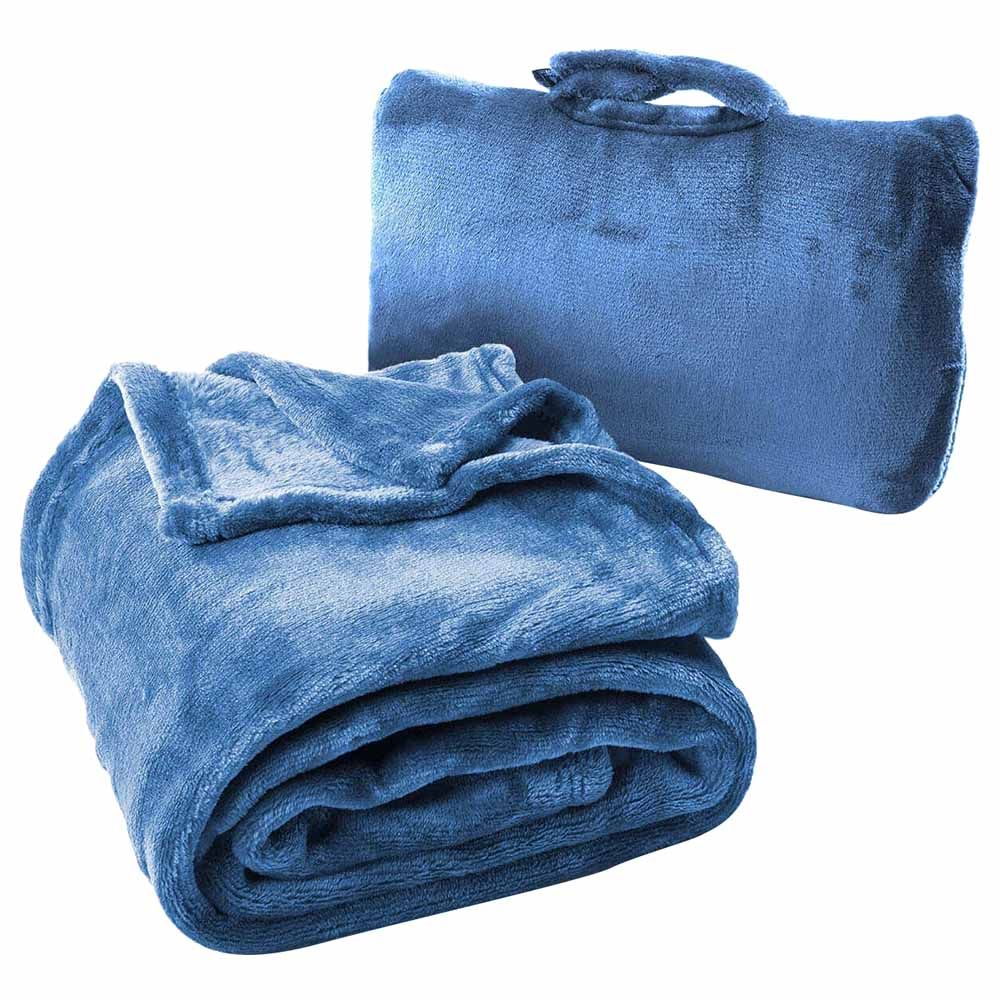 Cabeau - Fold 'N Go Blanket - Royal Blue