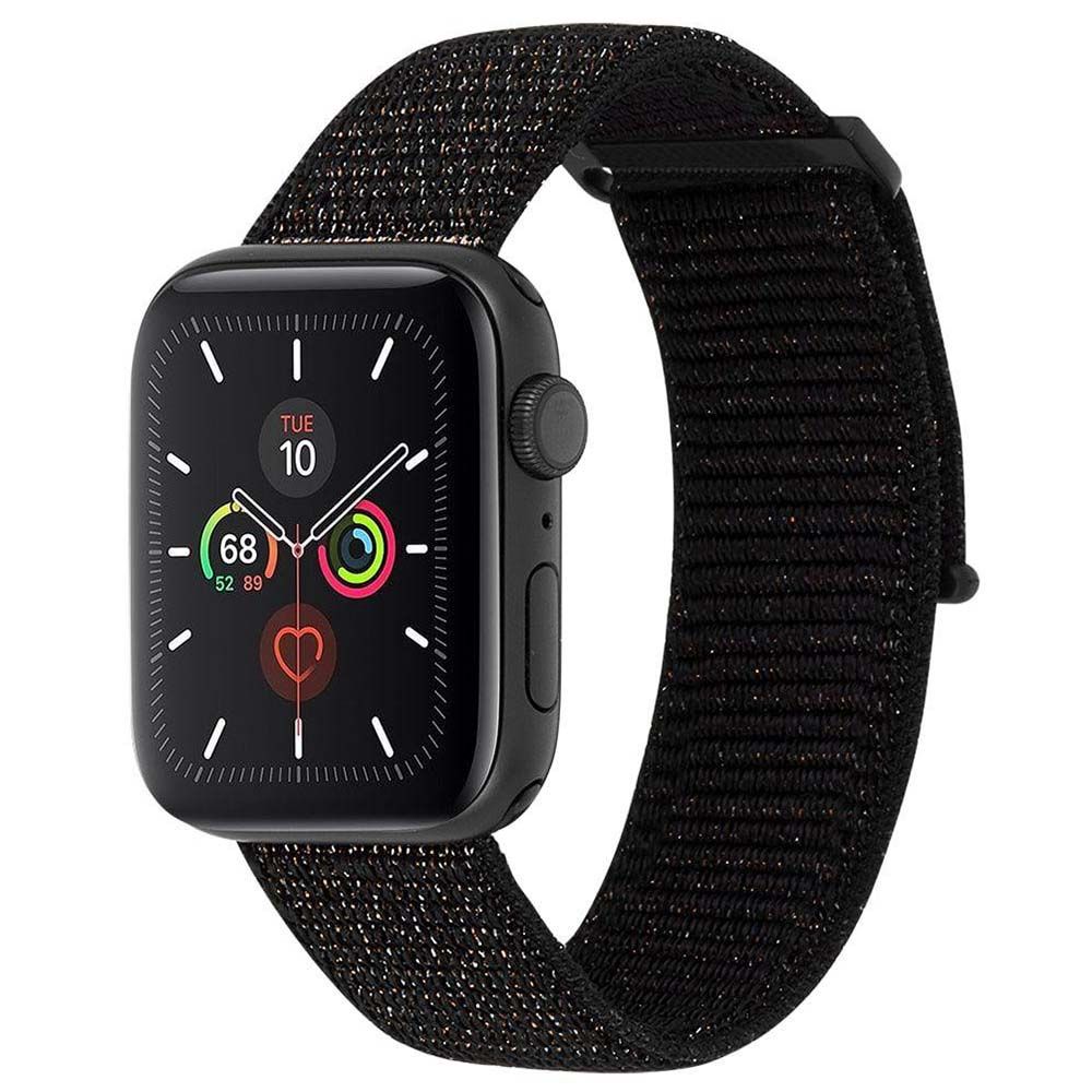 Case-mate 42-44mm Apple Watch Nylon band - Metallic Black