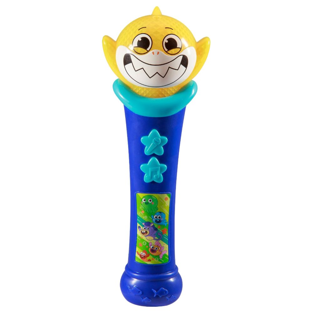 KIDdesigns - Pink Fong Baby Shark's Sing-Along Microphone - Blue