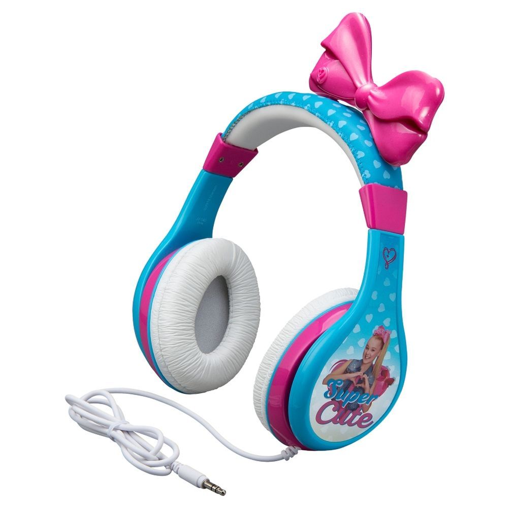 Kid Designs - Jojo Siwa Kid Safe Wired Headphone - Blue