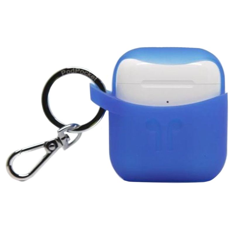 PodPocket - Silicone Case for Apple Airpod - Dark Blue