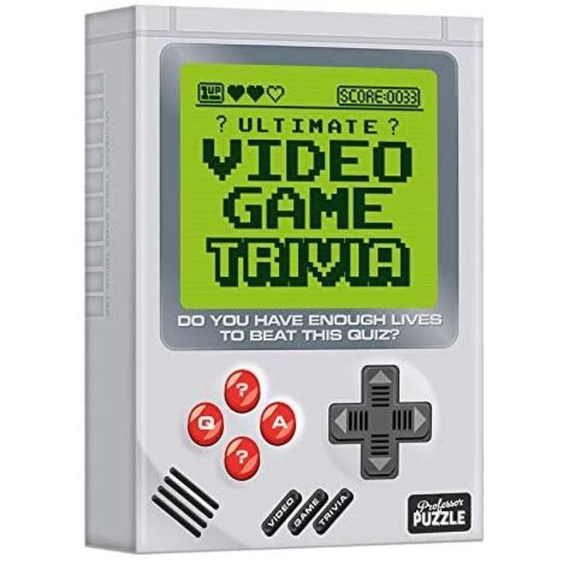 Professor Puzzle - Video Game Trivia in a Retro Gameboy Box