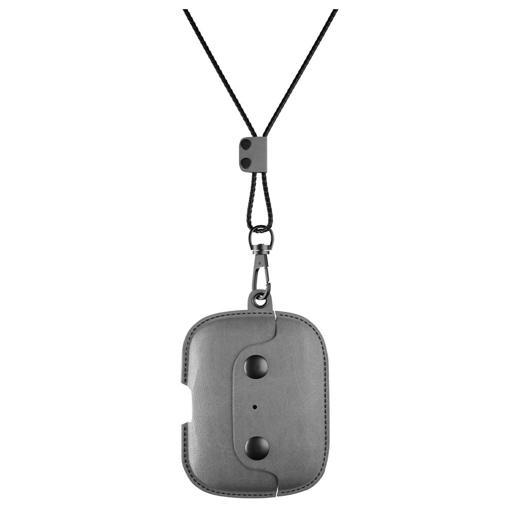 Woodcessories - AirPod Pro Necklace Strap Case - Stone Gray