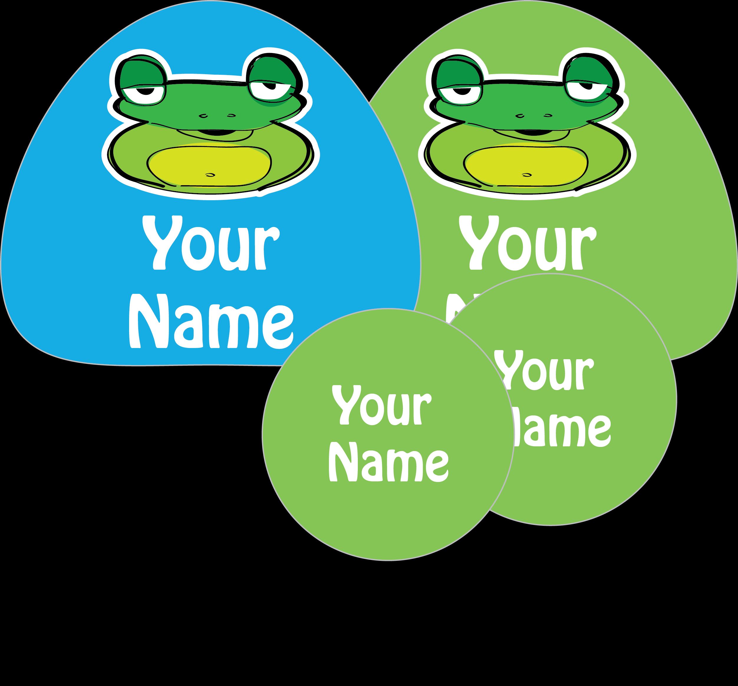 Ladybug - Shoe Labels Frog - Pack of 16