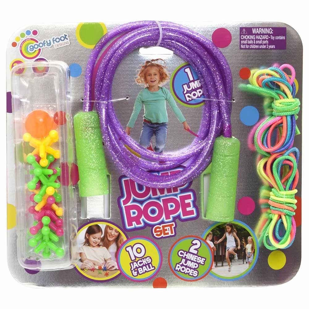 Goofy Foot - Glitter Jump Rope Set Combo