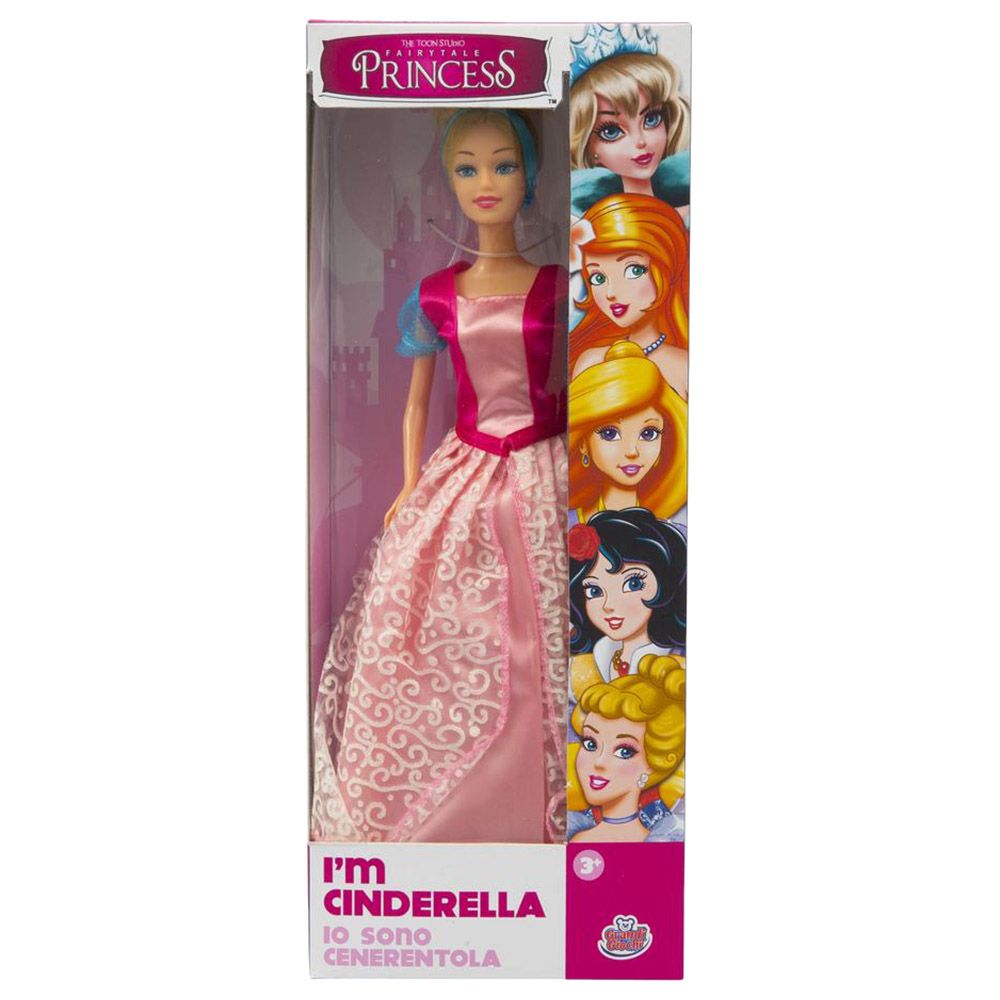 Grandi Giochi - Princess Fairy Doll - Cinderella - 30cm