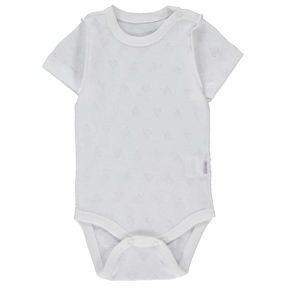 Bebetto - Baby Girl Short Sleeves Bodysuit - White