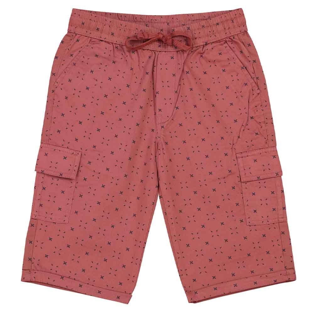 Nexgen Junior - Boys Cargo Jamaican Shorts - Rust