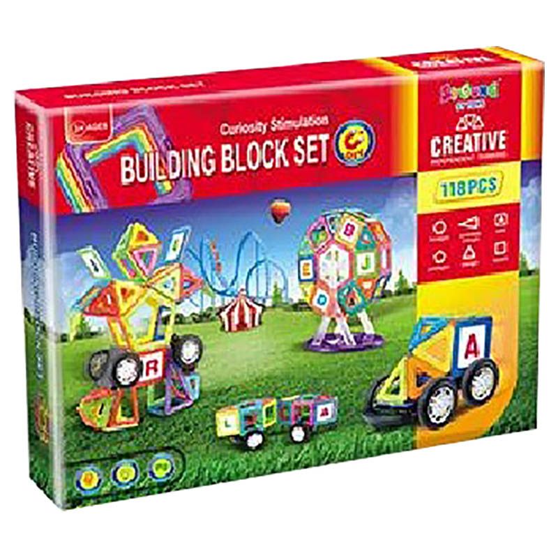 Little Learners - Magnetic Building Blocks - 118pcs