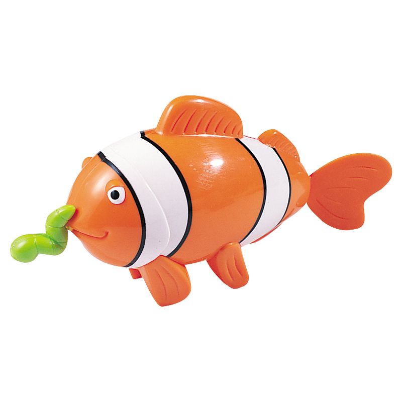 Tigex - Cord-Pull Clown Fish Bath Toy