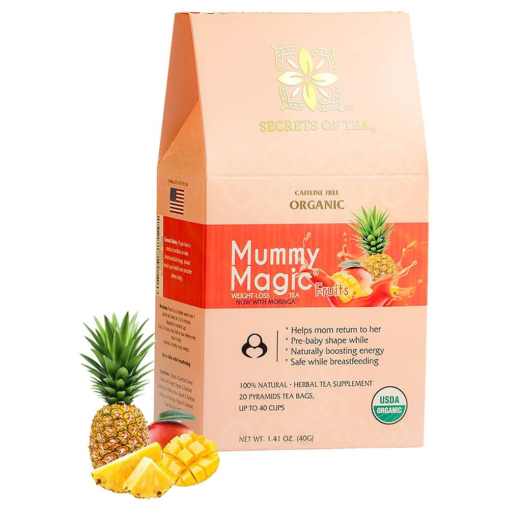 Secrets Of Tea - Mummy Magic Weight Loss Fruit Tea - 40G