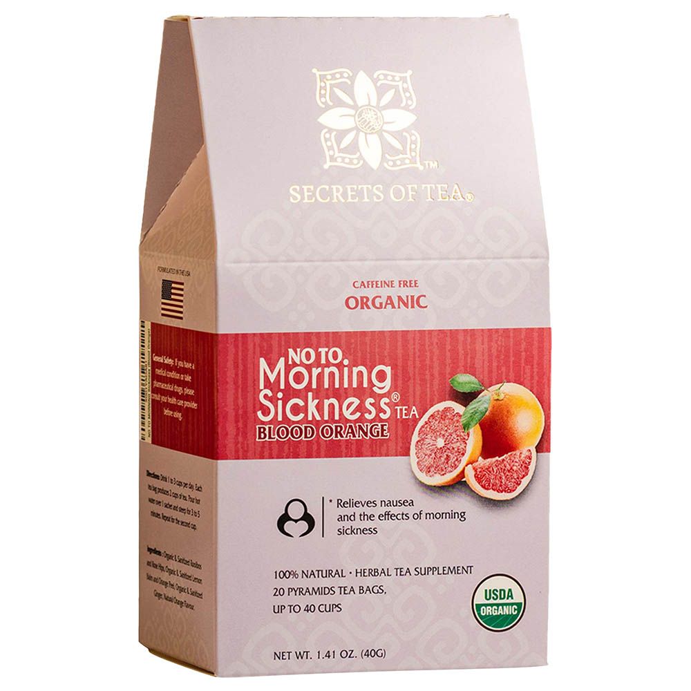 Secrets Of Tea - Pregnancy Morning Sickness Tea - Blood Orange - 40G