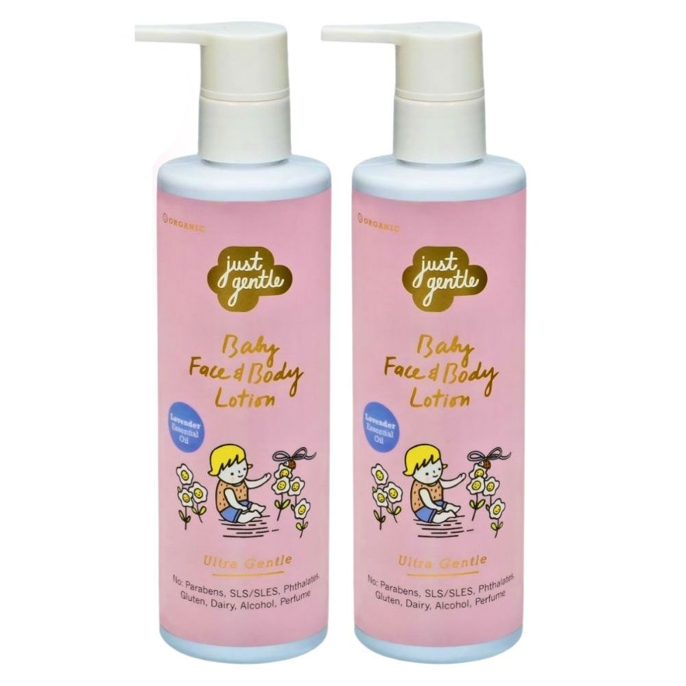 Just Gentle - Baby Face & Body Lotion Lavender - Pack of 2