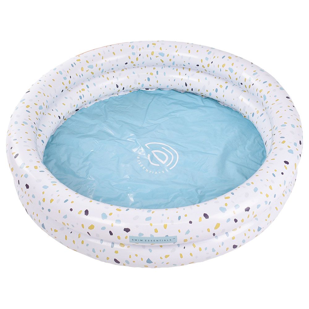 Swim Essentials - Terrazzo Printed Children's Pool - 100cm - Pastel