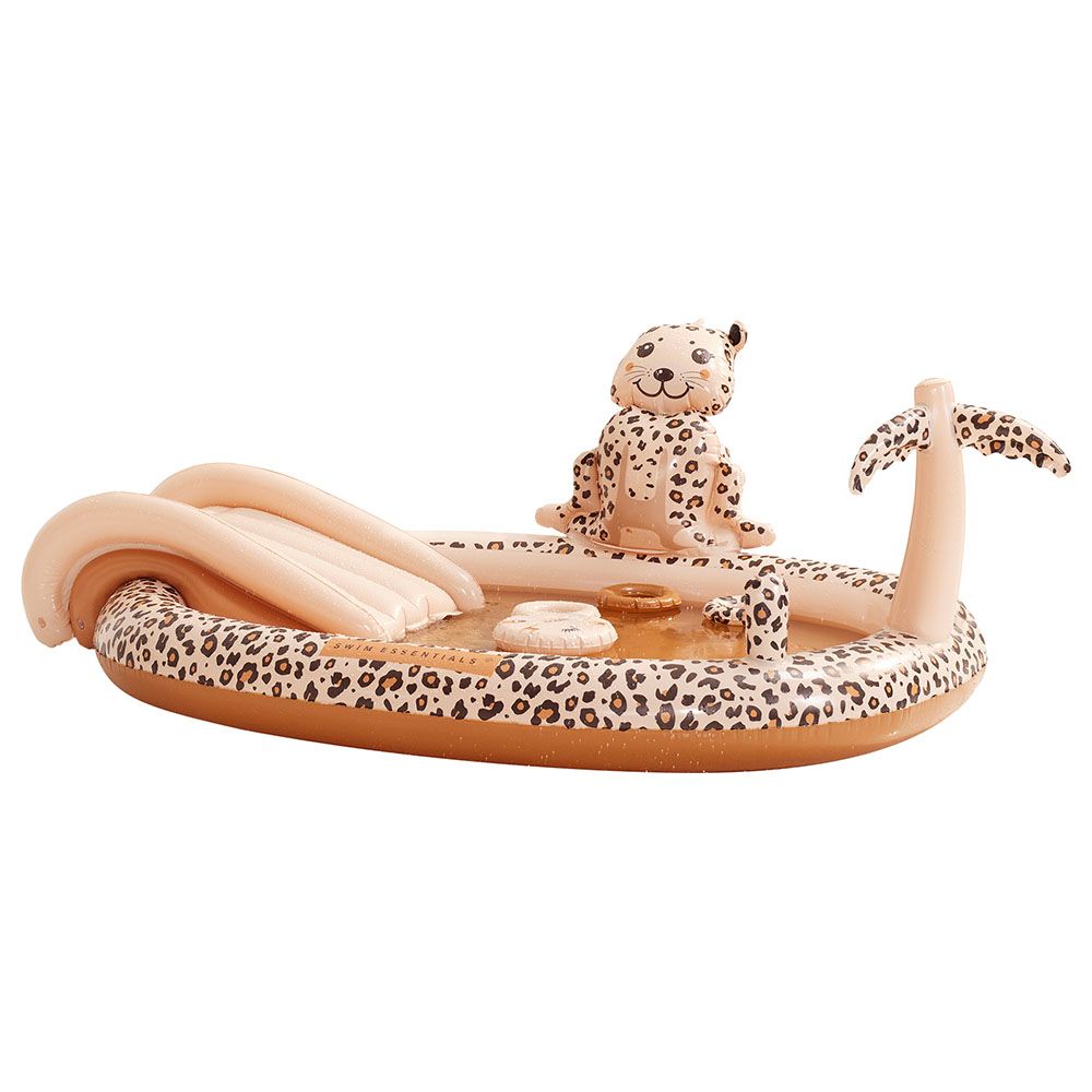 Swim Essentials - Leopard Adventure Paddling Pool - Beige