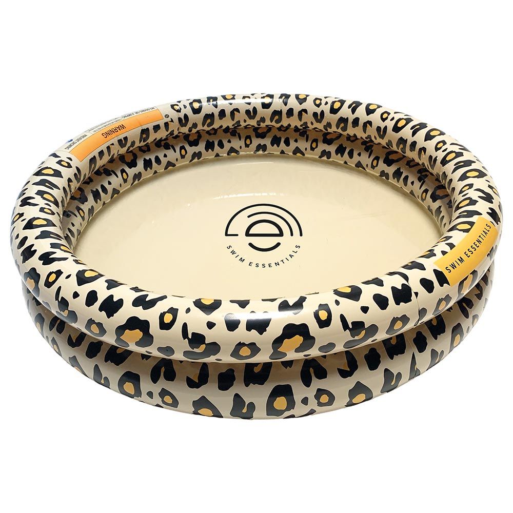 Swim Essentials - Leopard Printed Baby Pool - Beige