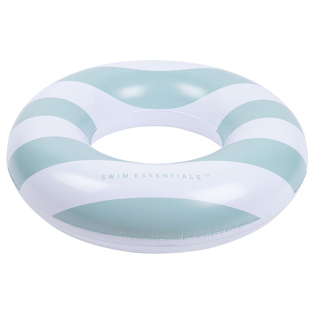 Swim Essentials - Striped Swimring - 90cm - Pastel Green