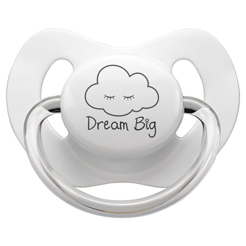 LittleMICO - Dream Big Pacifier - 5M+ - White