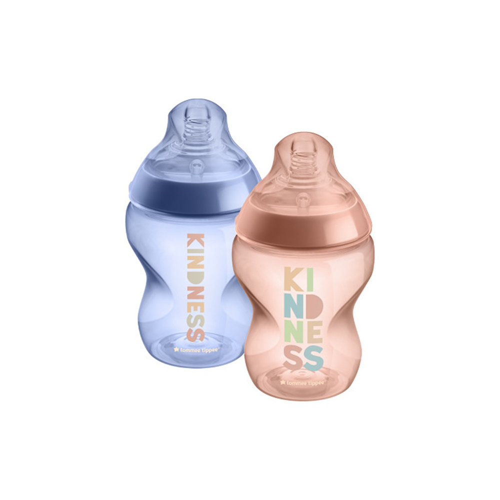 Tommee Tippee - Closer to Nature Bottle 260ml Pack Of 2 - Girl